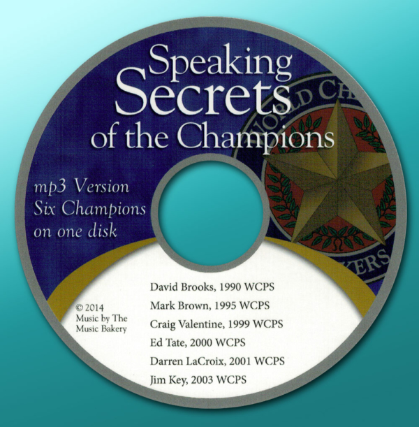 Speaking Secrets of the Champions